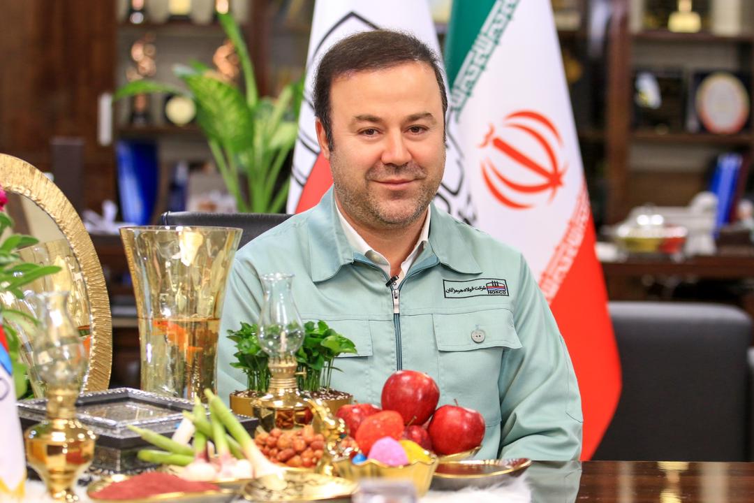 پیام تبریک مدیر عامل فولاد هرمزگان به مناسبت سال نو