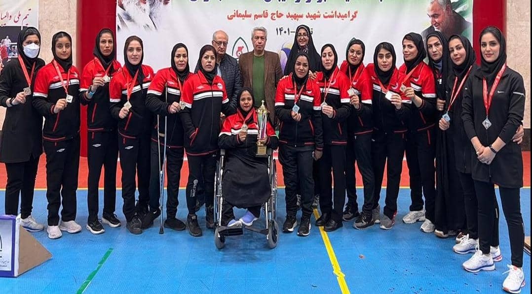 والیبال نشسته بانوان فولاد بر سکوی نایب قهرمانی کشور ایستاد