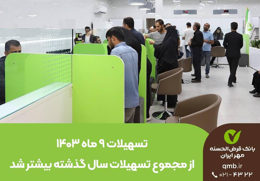 رکوردشکنی در ۹ ماه با پرداخت ۳.۷ میلیون فقره وام